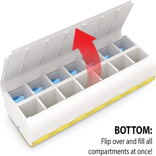MON1010232EA - Apothecary Products - Pill Organizer EZY Dose&reg; X-Large 7 Day 2 Dose