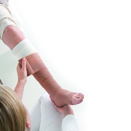 MON1011775KT - Jobst - Compression Bandage Comprifore&reg; LF 7-10 Inch Ankle Circumference, 4/BX