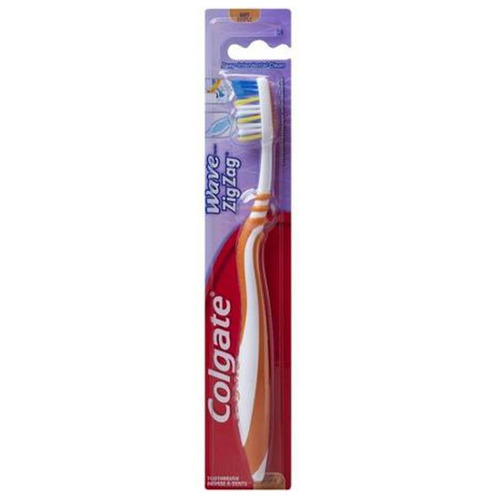 MON1013199CS - Colgate-Palmolive - Toothbrush Wave ZigZag&reg; Orange Soft, 6/BX, 12BX/CS