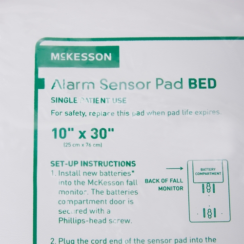 MON1020956CS - McKesson - McKesson Alarm Sensor Pad 10 x 30" (25 cm x 76 cm), 30 EA/CS