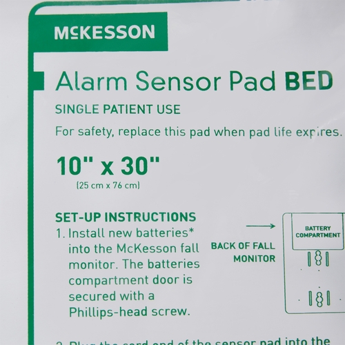 MON1020960EA - McKesson - McKesson Alarm Sensor Pad 10 X 30 Inch (25 cm x 76 cm)