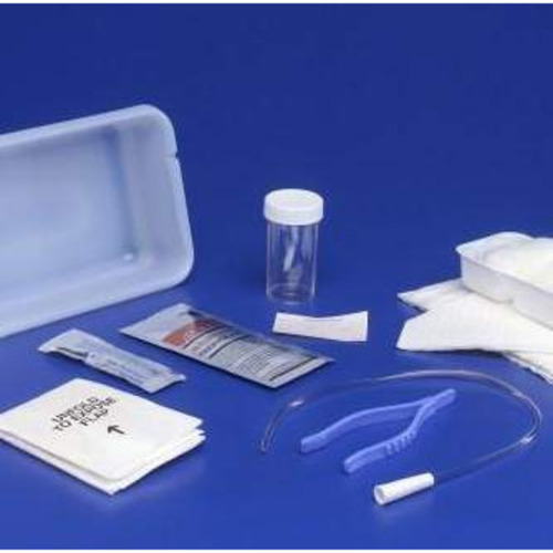 MON10253CS - Cardinal Health - Intermittent Catheter Tray Curity Open System / Urethral 14 Fr. Without Balloon Red Rubber, 20 EA/CS