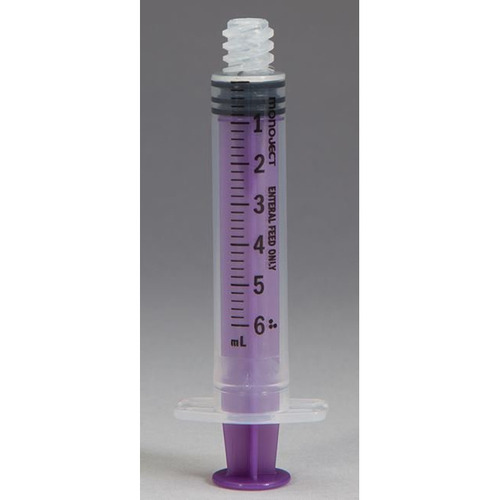 MON1026101EA - Covidien - Enteral Feeding / Irrigation Syringe Monoject&reg; 6 mL Enfit Tip Without Safety