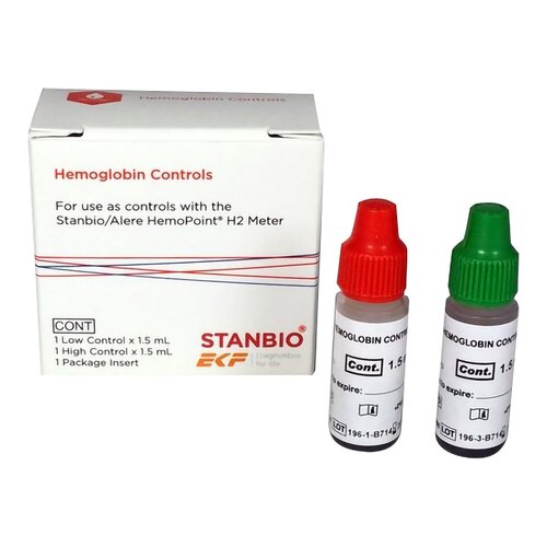 MON1027501BX - Stanbio Laboratory - Control Hemopoint&reg; H2 Hemoglobin High Level / Low Level 2 X 1.5 mL