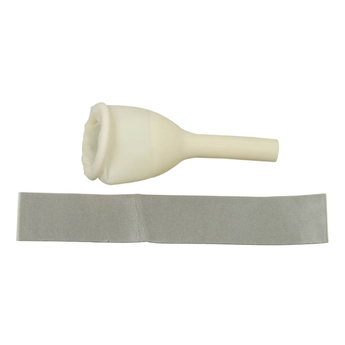 MON102786CS - Teleflex Medical - Teleflex Medical Male External Catheter Golden-Drain&trade; Foam Strap Latex Large, 144 EA/CS