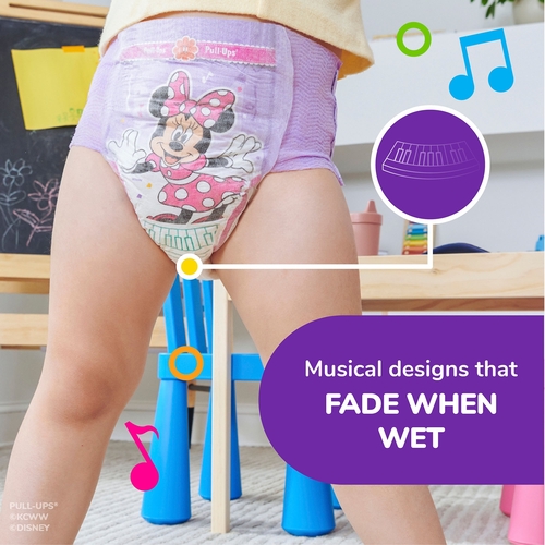 MON1027990CS - Kimberly Clark Professional - Toddler Training Pants Pull-Ups&reg; Learning Designs&reg; Pull On 3T - 4T Disposable Heavy Absorbency