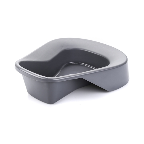 MON1028131CS - McKesson - McKesson Pontoon Bedpan Graphite, 20 EA/CS