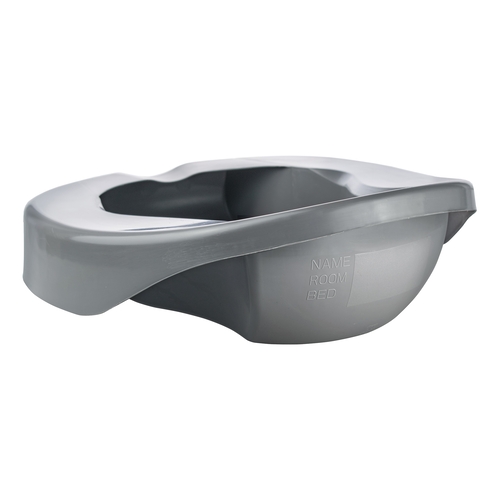 MON1028131CS - McKesson - McKesson Pontoon Bedpan Graphite, 20 EA/CS