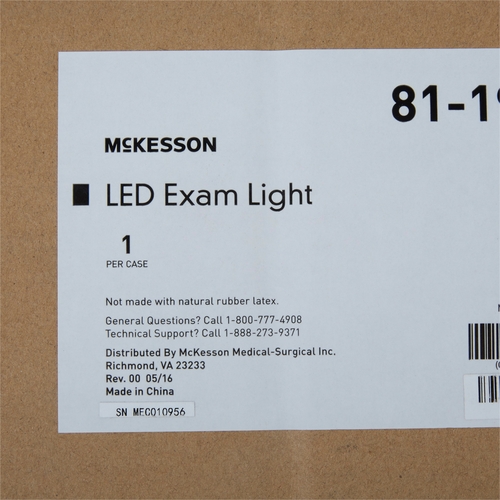 MON1029929EA - McKesson - Exam Light Floor Stand LED 12 Watt Beige