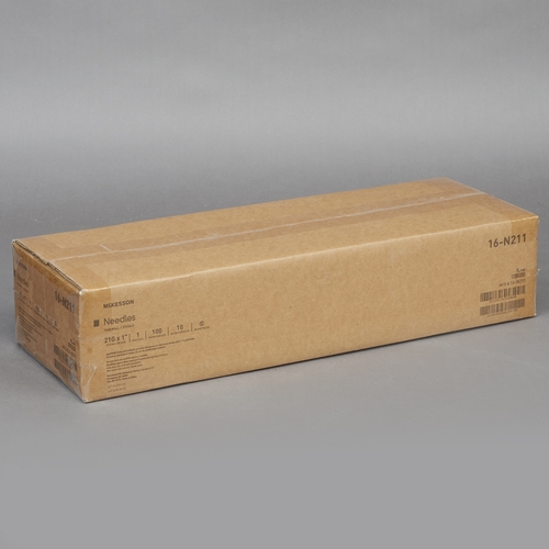 MON1031791CS - McKesson - McKesson Hypodermic Needle Without Safety 21 Gauge 1 Inch, 100/BX, 10BX/CS