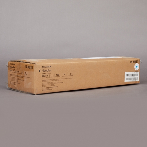 MON1031794CS - McKesson - McKesson Hypodermic Needle Without Safety 23 Gauge 1 Inch, 100/BX, 10BX/CS