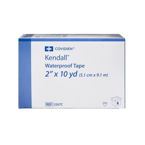 MON10370CS - Cardinal Health - Medical Tape Wet-Pruf Cloth 2" x 10 Yards NonSterile, 72 EA/CS