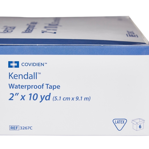 MON10370CS - Cardinal Health - Medical Tape Wet-Pruf Cloth 2" x 10 Yards NonSterile, 72 EA/CS