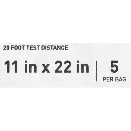 MON1038457EA - McKesson - McKesson Eye Chart 20 Foot Measurement Acuity Test, 1/EA