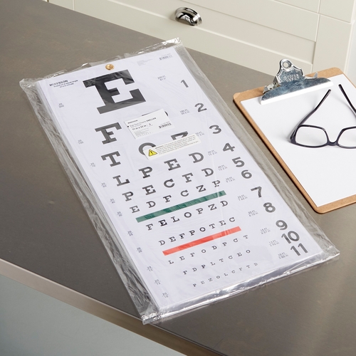 MON1038457EA - McKesson - McKesson Eye Chart 20 Foot Measurement Acuity Test, 1/EA