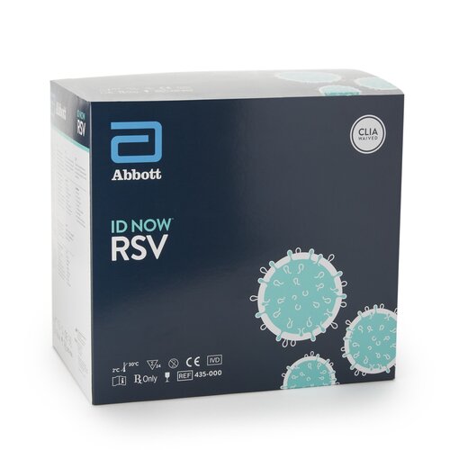 MON1038861KT - Abbott Nutrition - Rapid Test Kit ID NOW&trade; Molecular Diagnostic Respiratory Syncytial Virus Test (RSV) Nasopharyngeal Swab Sample 24 Tests, 1/KT