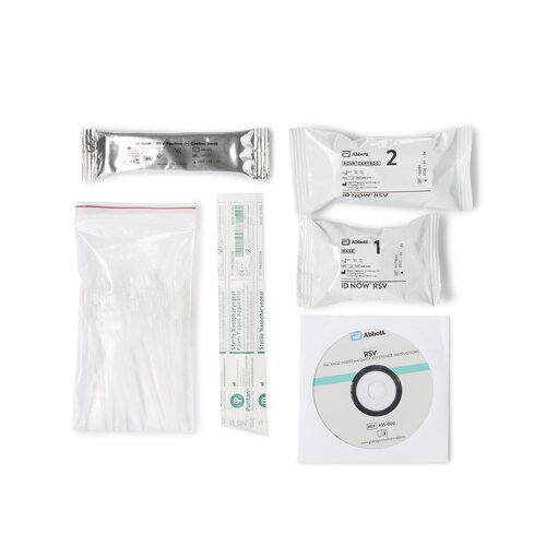 MON1038861KT - Abbott Nutrition - Rapid Test Kit ID NOW&trade; Molecular Diagnostic Respiratory Syncytial Virus Test (RSV) Nasopharyngeal Swab Sample 24 Tests, 1/KT