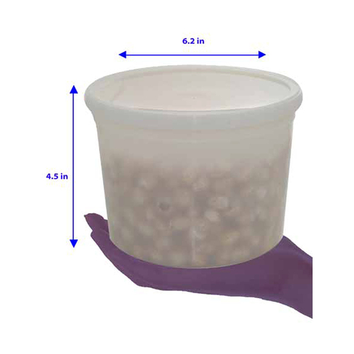 MON1039885CS - OakRidge Products - Lab Storage Container Oakridge Products Pathology Container Polyethylene 1,892 mL (64 oz.)