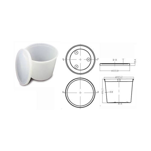 MON1039888CS - OakRidge Products - Lab Storage Container Oakridge Products Pathology Container Polyethylene 5,145 mL (174 oz.), 25/CS