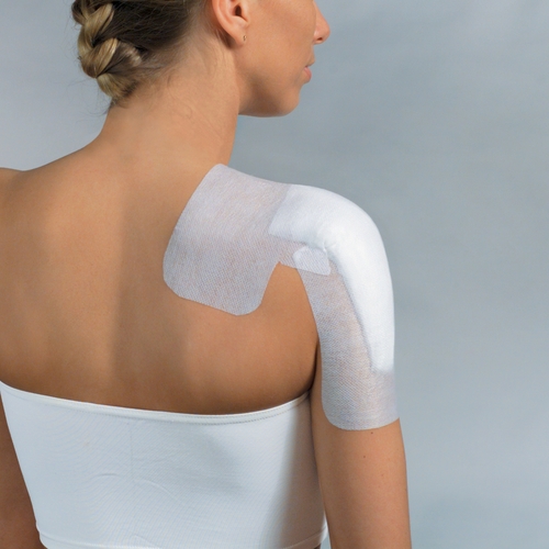 MON1040727RL - BSN Medical - BSN Medical Dressing Retention Tape with Liner Cover-Roll Stretch Nonwoven Polyester 2 Inch X 2 Yard White NonSterile, 1/RL