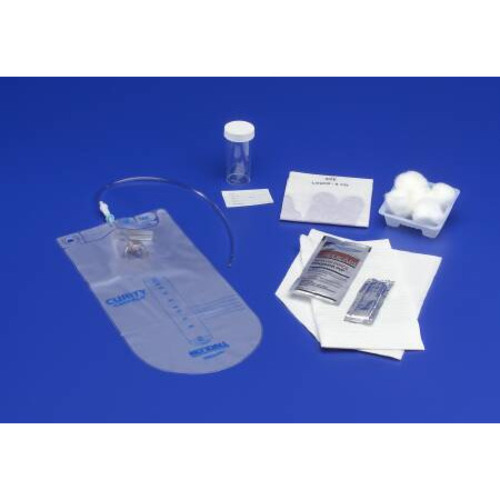 MON10440CS - Cardinal Health - Intermittent Catheter Tray Curity Closed System / Urethral 14 Fr. Without Balloon Red Rubber, 20 EA/CS