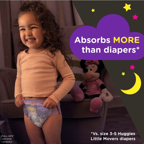 MON1047349PK - Kimberly Clark Professional - Toddler Training Pants Pull-Ups&reg; Night-Time&reg; Pull On 3T - 4T Disposable