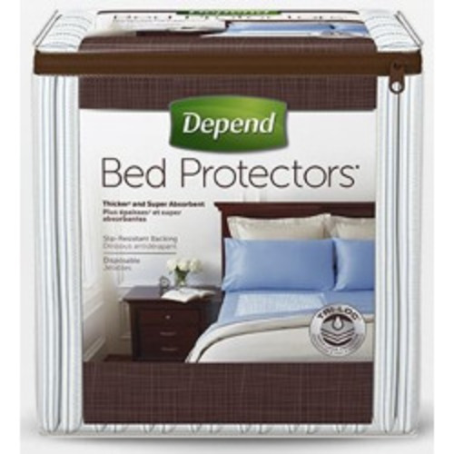 MON1052688CS - Kimberly Clark Professional - Underpad Depend&reg; Bed Protectors Disposable Tri-Loc Heavy Absorbency