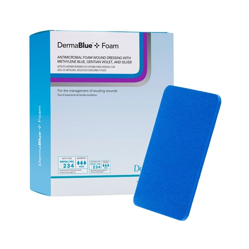 MON1053960BX - Keneric Healthcare - Foam Dressing with Silver RTD&reg; 8 x 16 x 1/4" Rectangle Sterile, 5/BX