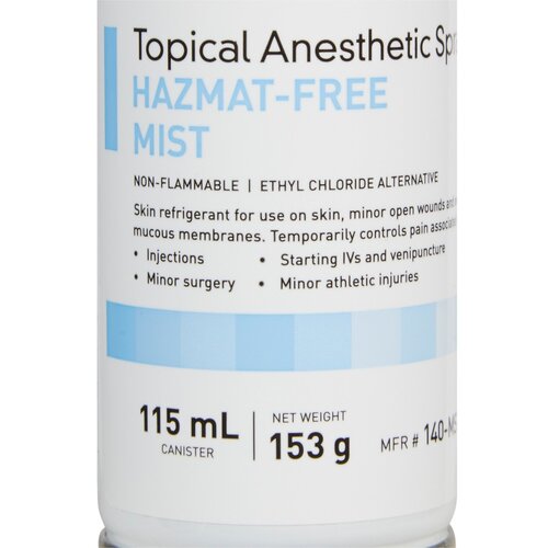MON1055748EA - McKesson - McKesson Topical Anesthetic Mist Spray 115 mL