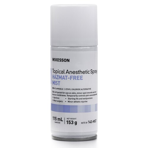 MON1055748EA - McKesson - McKesson Topical Anesthetic Mist Spray 115 mL