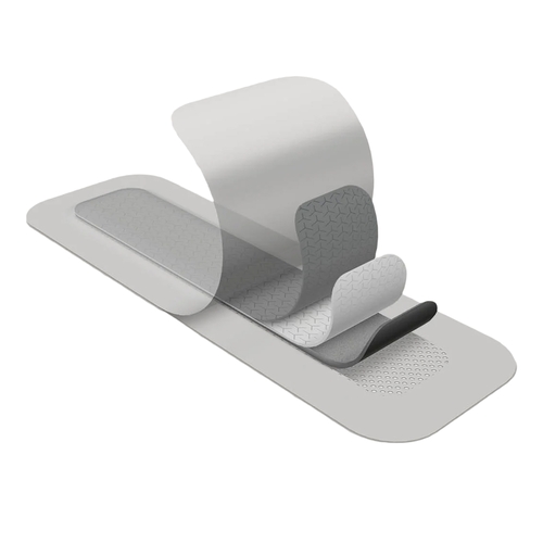 MON1058158BX - Molnlycke Healthcare - Molnlycke Healthcare Foam Dressing with Silver Mepilex&reg;Border Post Op AG 4 x 10" Rectangle, 5/BX