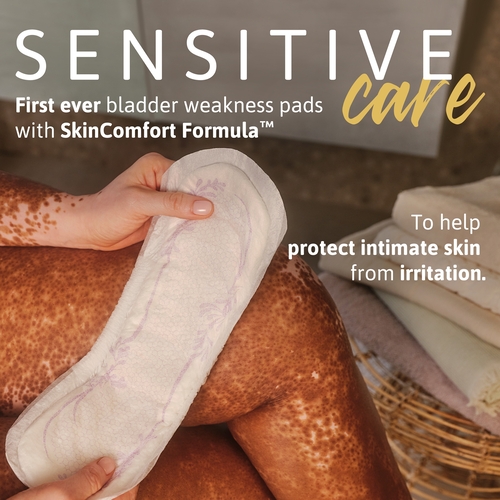 MON1059420CS - Essity - Essity TENA&reg; Sensitive Care Bladder Control Pad, Ultimate, 16 Inch Length, Heavy Absorbency, Dry-Fast Core™, One Size Fits Most