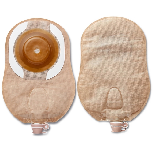 MON1060179BX - Hollister - Urostomy Pouch One-Piece System 9" Length 1" Stoma Flat, Pre-Cut, 10/BX