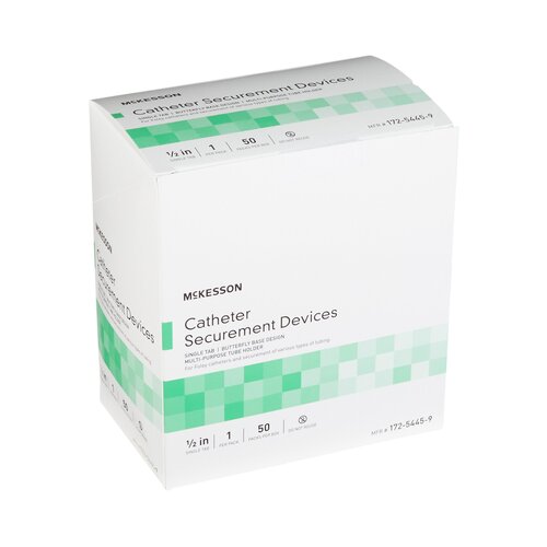 MON1063193CS - McKesson - McKesson Catheter Securement Device NonSterile, 2.5&quot; Tab, 400 EA/CS