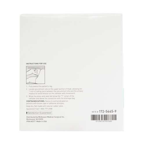 MON1063193CS - McKesson - McKesson Catheter Securement Device NonSterile, 2.5&quot; Tab, 400 EA/CS
