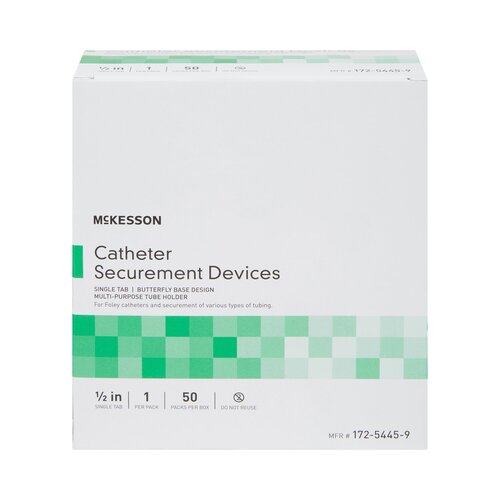MON1063193CS - McKesson - McKesson Catheter Securement Device NonSterile, 2.5&quot; Tab, 400 EA/CS