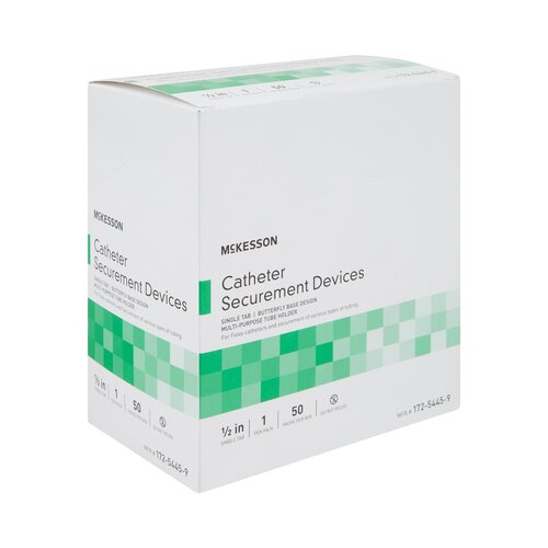 MON1063193CS - McKesson - McKesson Catheter Securement Device NonSterile, 2.5&quot; Tab, 400 EA/CS