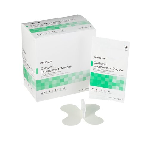 MON1063193CS - McKesson - McKesson Catheter Securement Device NonSterile, 2.5&quot; Tab, 400 EA/CS