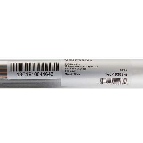 MON1065215CS - McKesson - McKesson Offset Cane Aluminum 30 to 39" Height Silver, 6 EA/CS