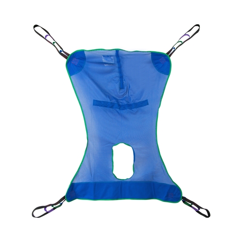 MON1065250CS - Drive Medical - Drive Medical Full Body Commode Sling 4 or 6 Points Without Head Support X-Large 600 lbs, 12 EA/CS
