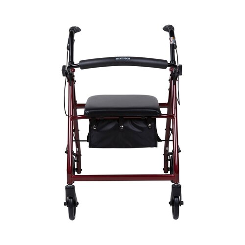 McKesson 4 Wheel Rollator (146-R726RD) - McKesson 146-R726RD