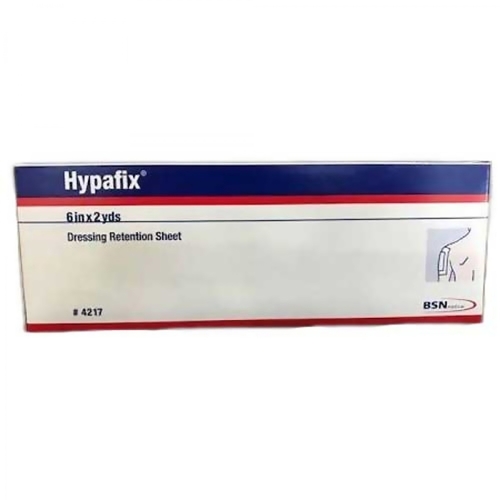 MON1065317CS - BSN Medical - Dressing Retention Tape with Liner Hypafix Nonwoven Polyester 6 Inch X 2 Yard White NonSterile