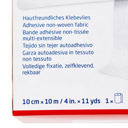 MON1065319CS - BSN Medical - BSN Medical Dressing Retention Tape Hypafix Skin Friendly Nonwoven 4&quot; x 10 Yard White NonSterile, 24 EA/CS