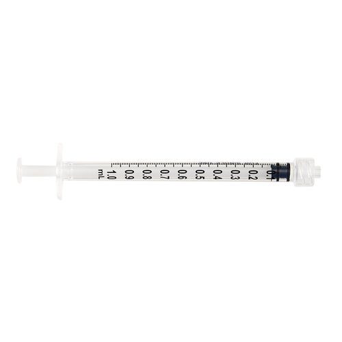 McKesson Tuberculin Syringe 1 mL Blister Pack Luer Lock Tip