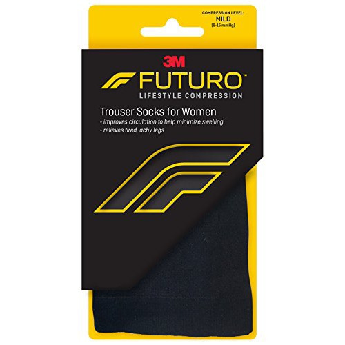 MON1066565PR - 3M - 3M Compression Socks Futuro&trade; Energizing Large Black