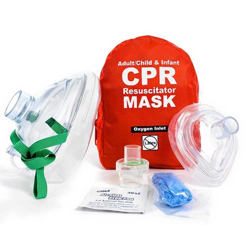 MON1070989EA - Work N Leisure Products - Work N Leisure Products CPR Mask with Case
