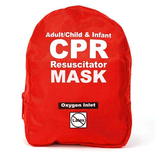 MON1070989EA - Work N Leisure Products - Work N Leisure Products CPR Mask with Case