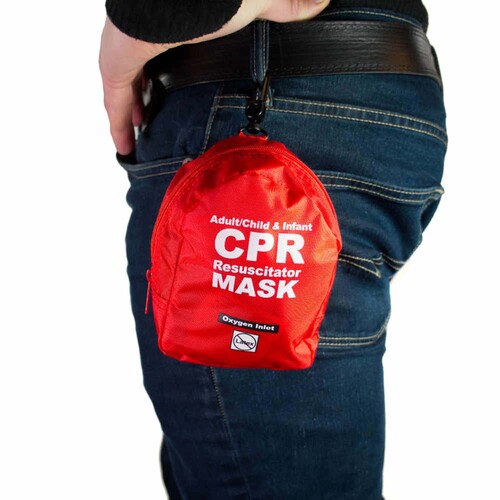 MON1070989EA - Work N Leisure Products - Work N Leisure Products CPR Mask with Case