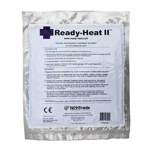 MON1072981CS - Tech Trade - Rescue Blanket Ready-Heat II 34 X 48 Inch Foam Core 1.5 lbs., 8/CS