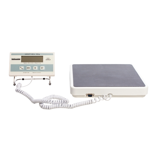 MON1075473EA - Health O Meter - Floor Scale Health O Meter&reg; Digital LCD Display 400 lbs. Capacity White AC Adapter / Battery Operated, 1/EA